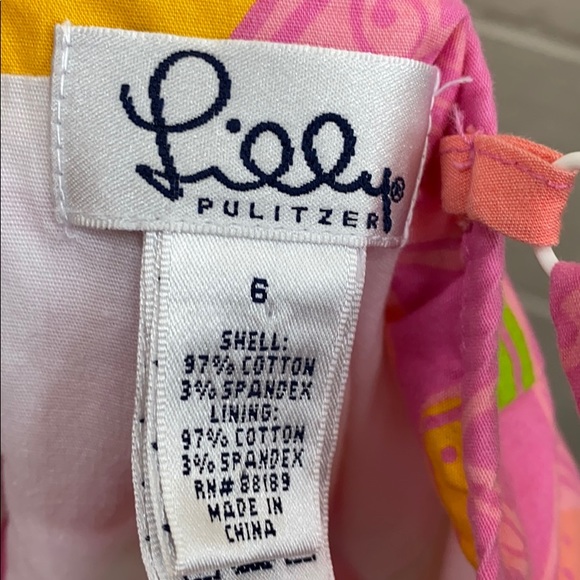 Lilly Pulitzer 6 citrus print dress - Picture 6 of 7